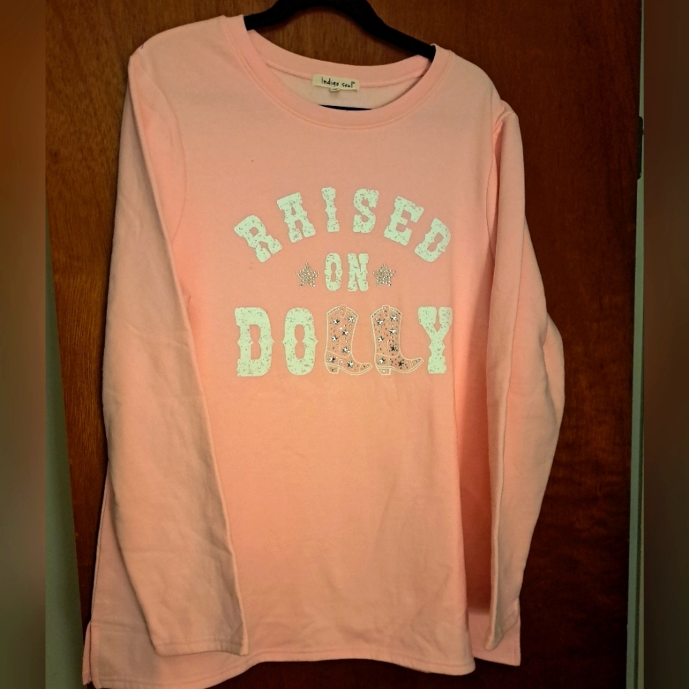 Raised on Dolly Pink SweatShirt, NWT